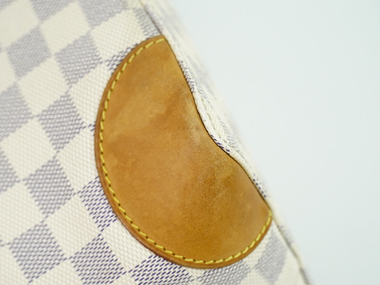 Louis Vuitton Hampstead Handbag Damier, WHITE, CANVAS, Tote bag