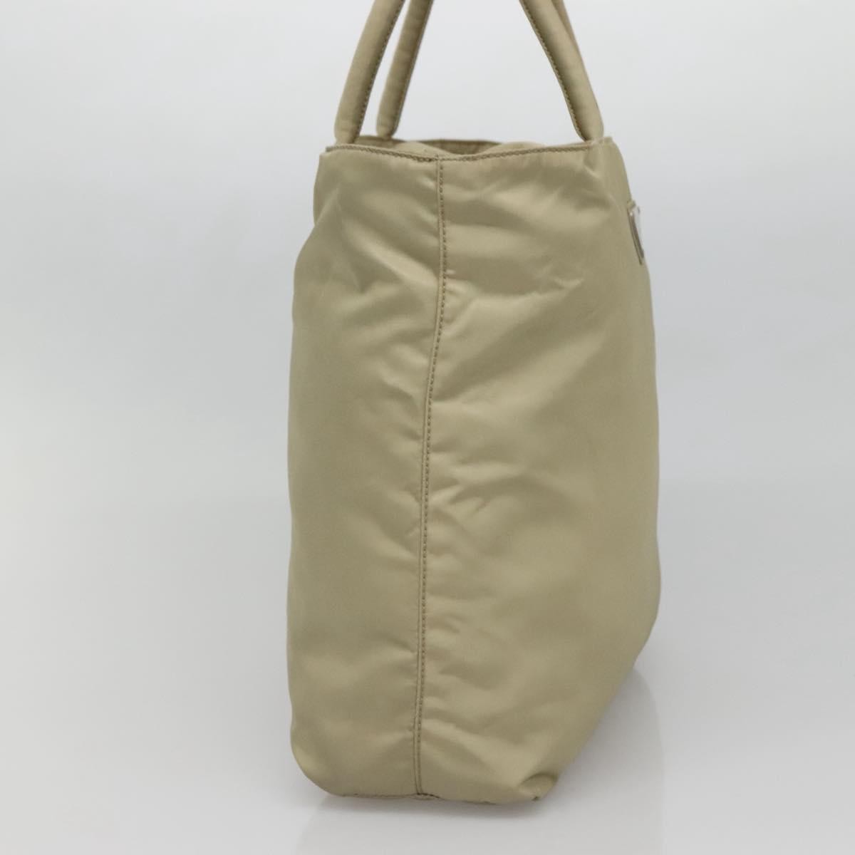Prada Vintage Zip Tote Tessuto, BEIGE, NYLON, Tote bag