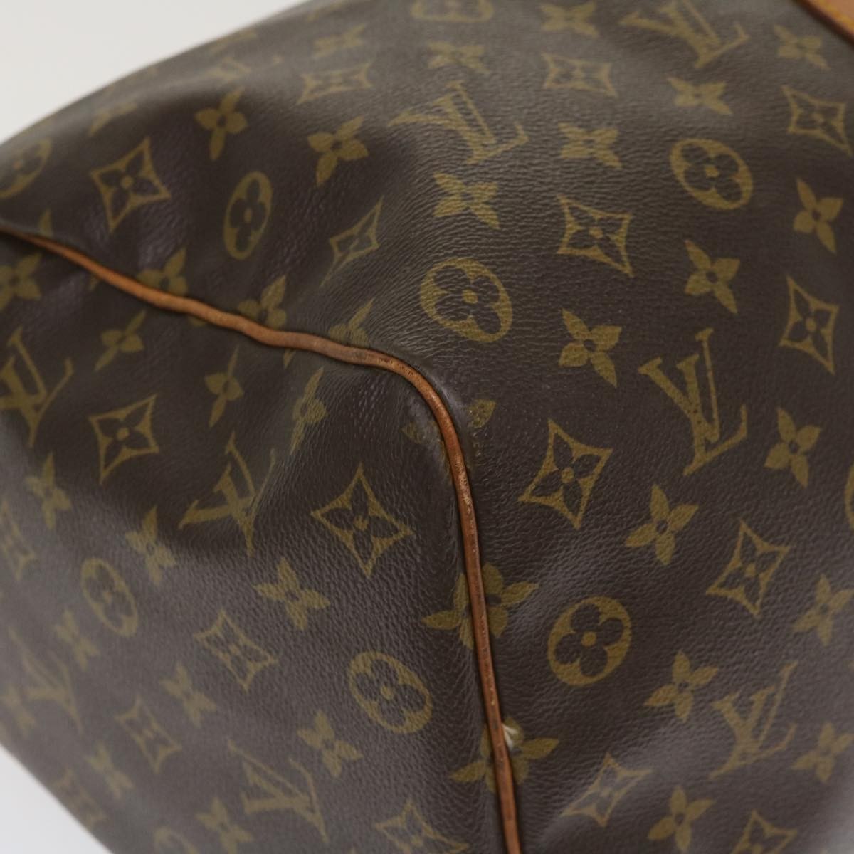 Louis Vuitton Keepall Bag Monogram Canvas, BROWN, CANVAS, Travel bag