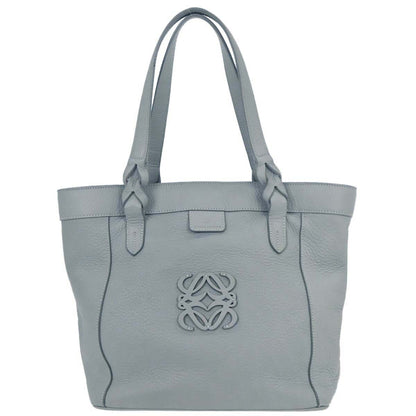 Loewe Fusta Totebag Leather, BLUE, LEATHER, Tote bag