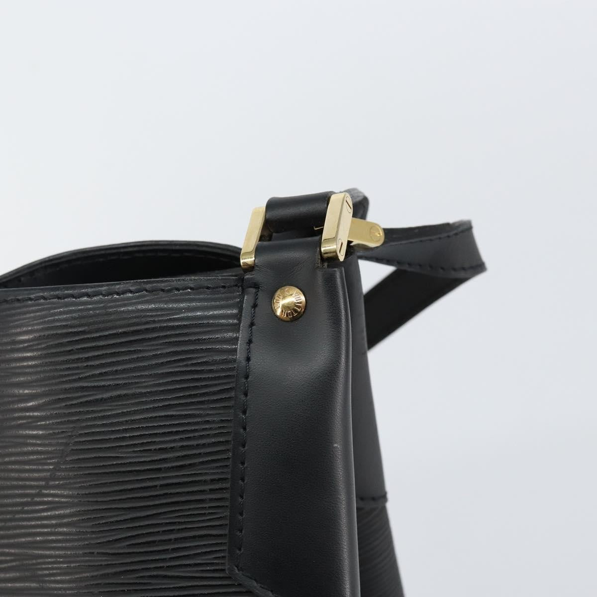 Louis Vuitton Mandara Handbag Epi Leather, BLACK, LEATHER, Shoulder bag