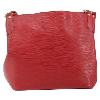Louis Vuitton Mandara Handbag Epi Leather, RED, LEATHER, Shoulder bag