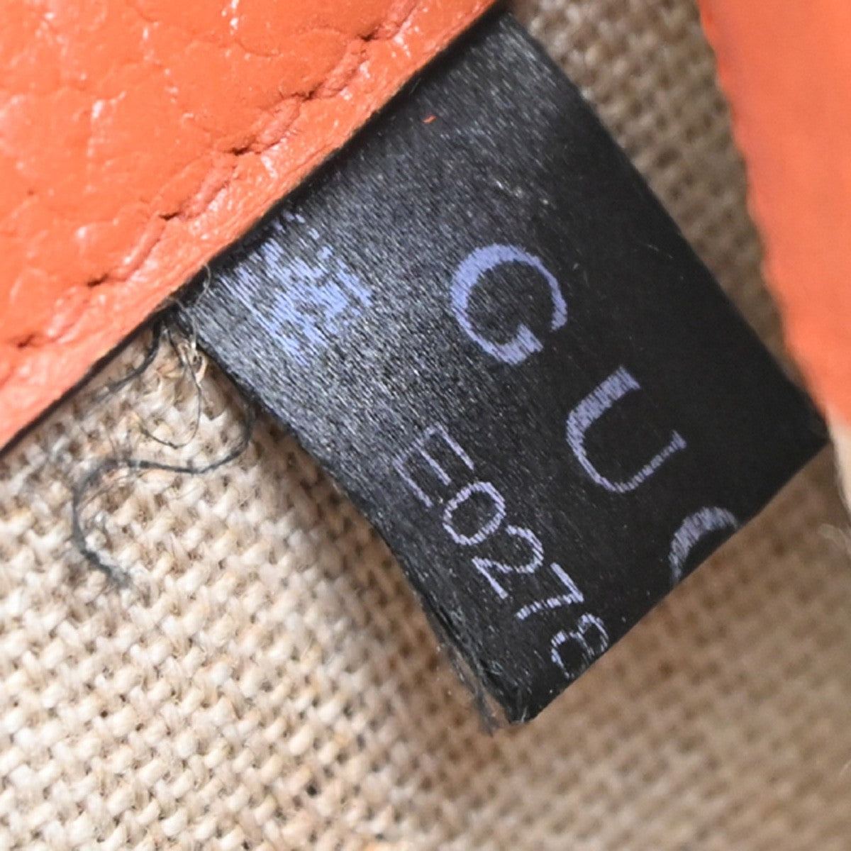 Gucci Interlocking Shoulder Bag Leather, ORANGE, LEATHER, Shoulder bag