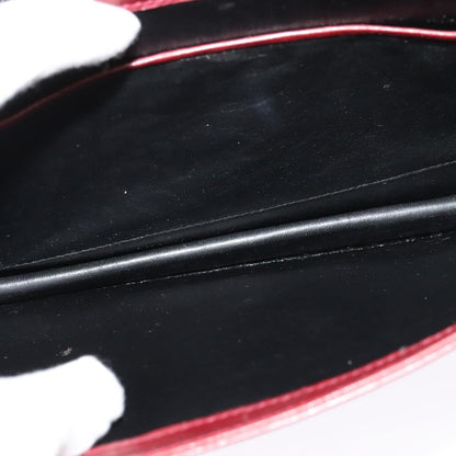 Bally Vintage Shoulder Bag Leather, BURGUNDY, LEATHER, Shoulder bag