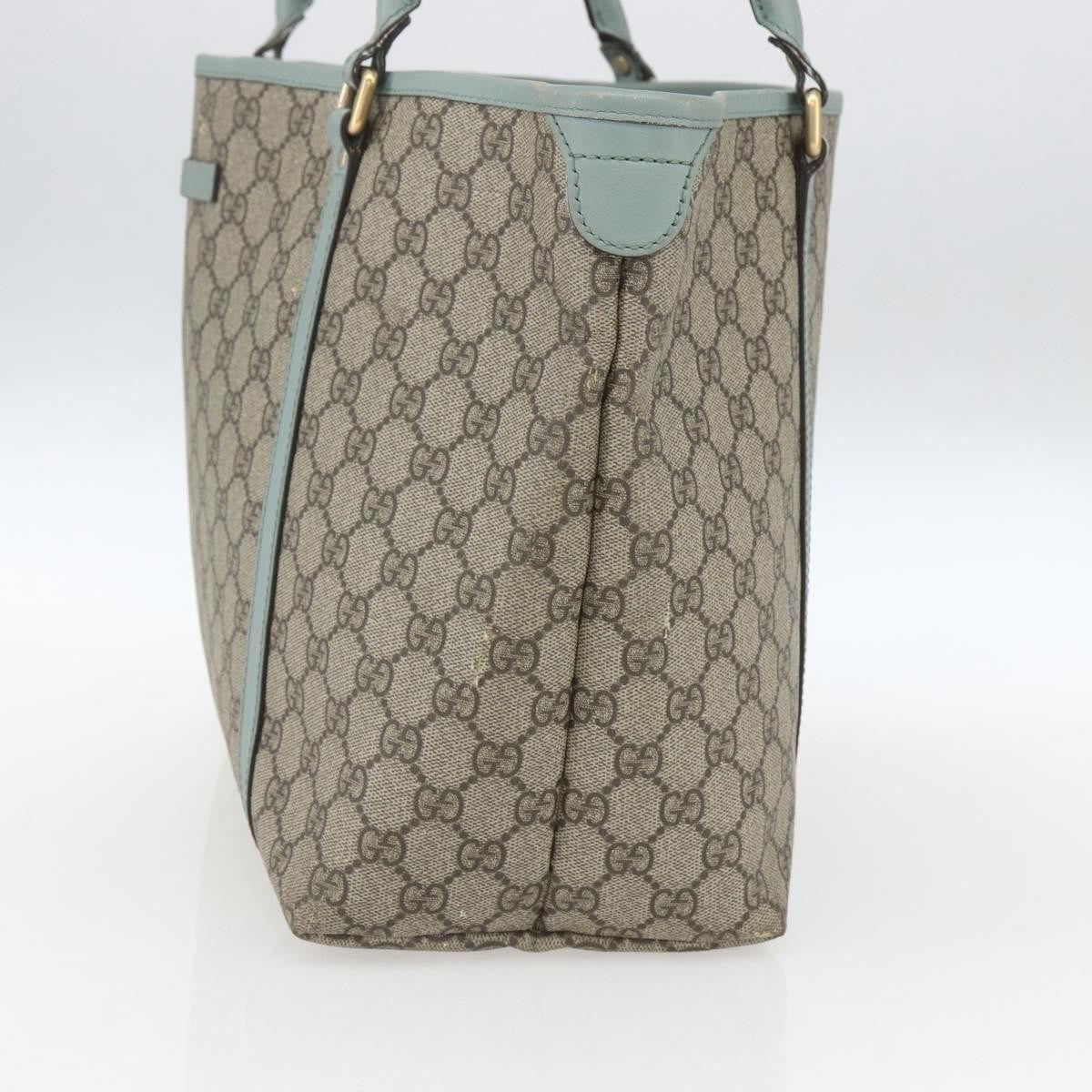 Gucci Joy Plus Tote GG Coated Canvas with Leather, BEIGE, PVC, Tote bag
