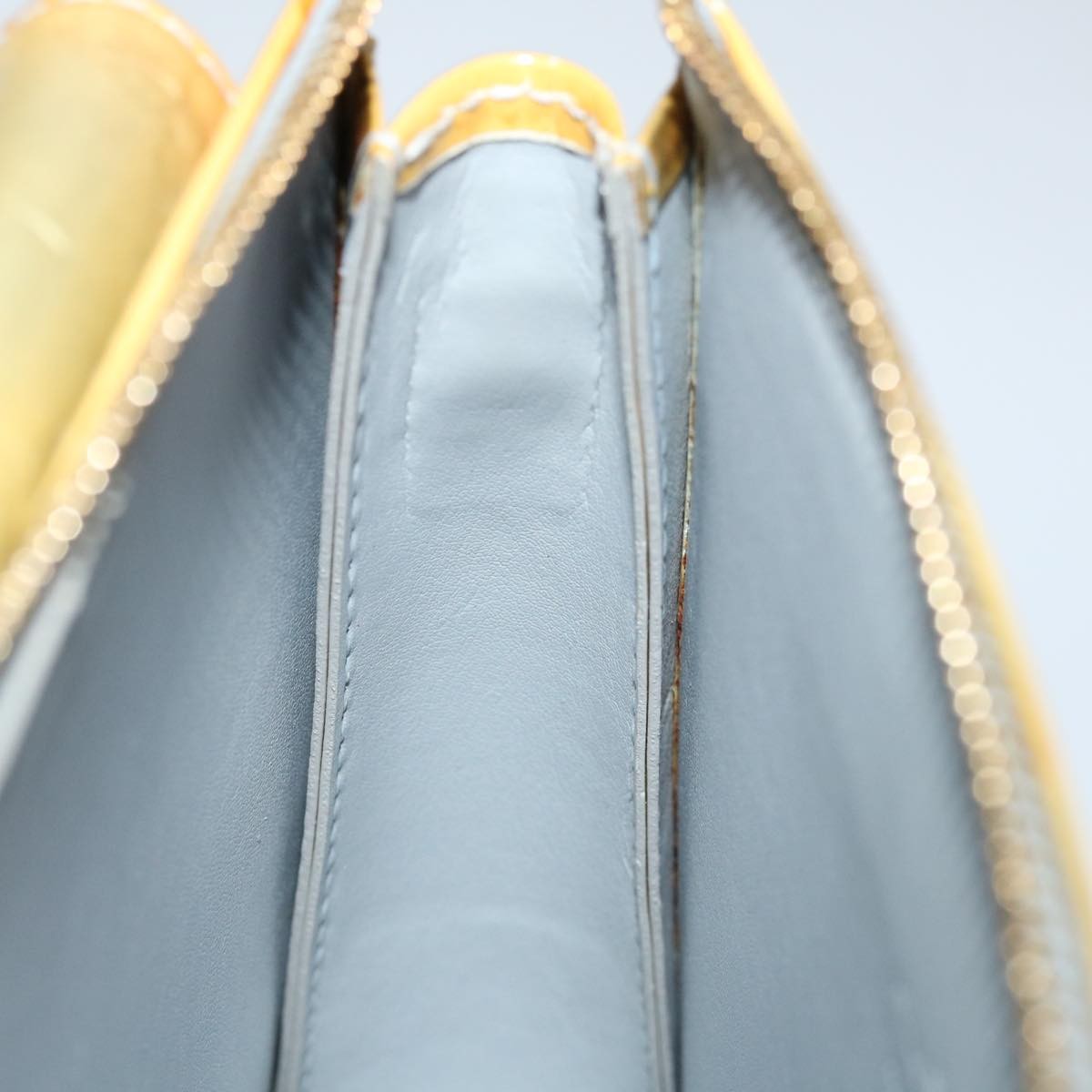 Louis Vuitton Mott Handbag Monogram Vernis, GRAY, PATENT_LEATHER, Handbag