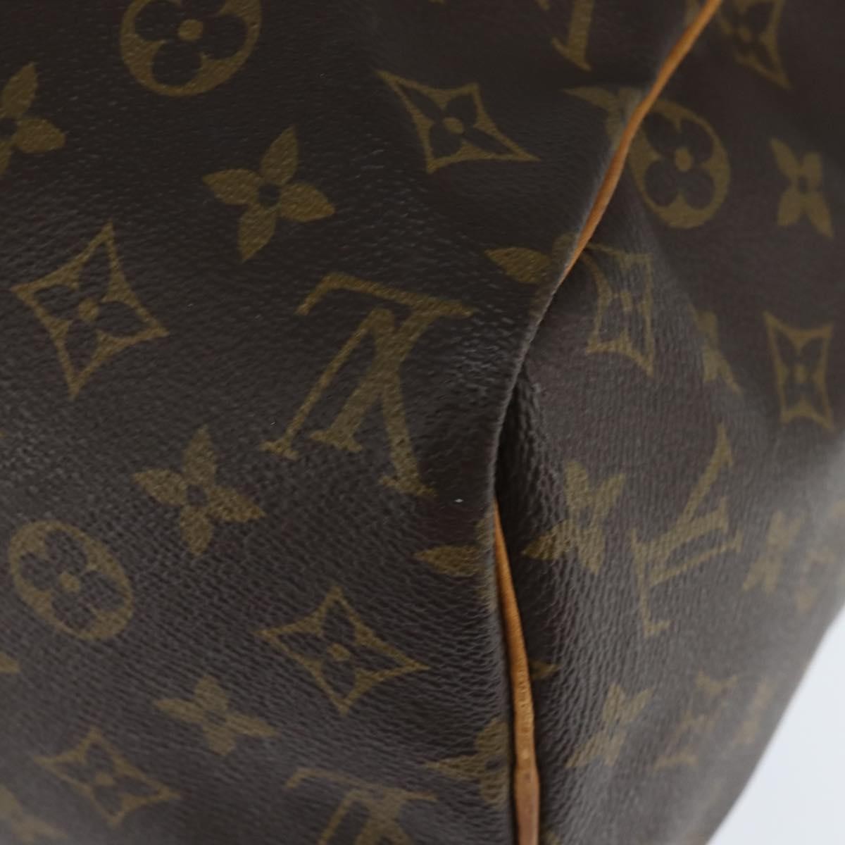 Louis Vuitton Sac Souple Handbag Monogram Canvas, BROWN, CANVAS, Travel bag