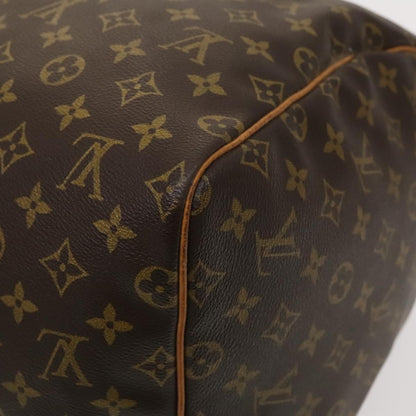 Louis Vuitton Keepall Bag Monogram Canvas, BROWN, CANVAS, Travel bag