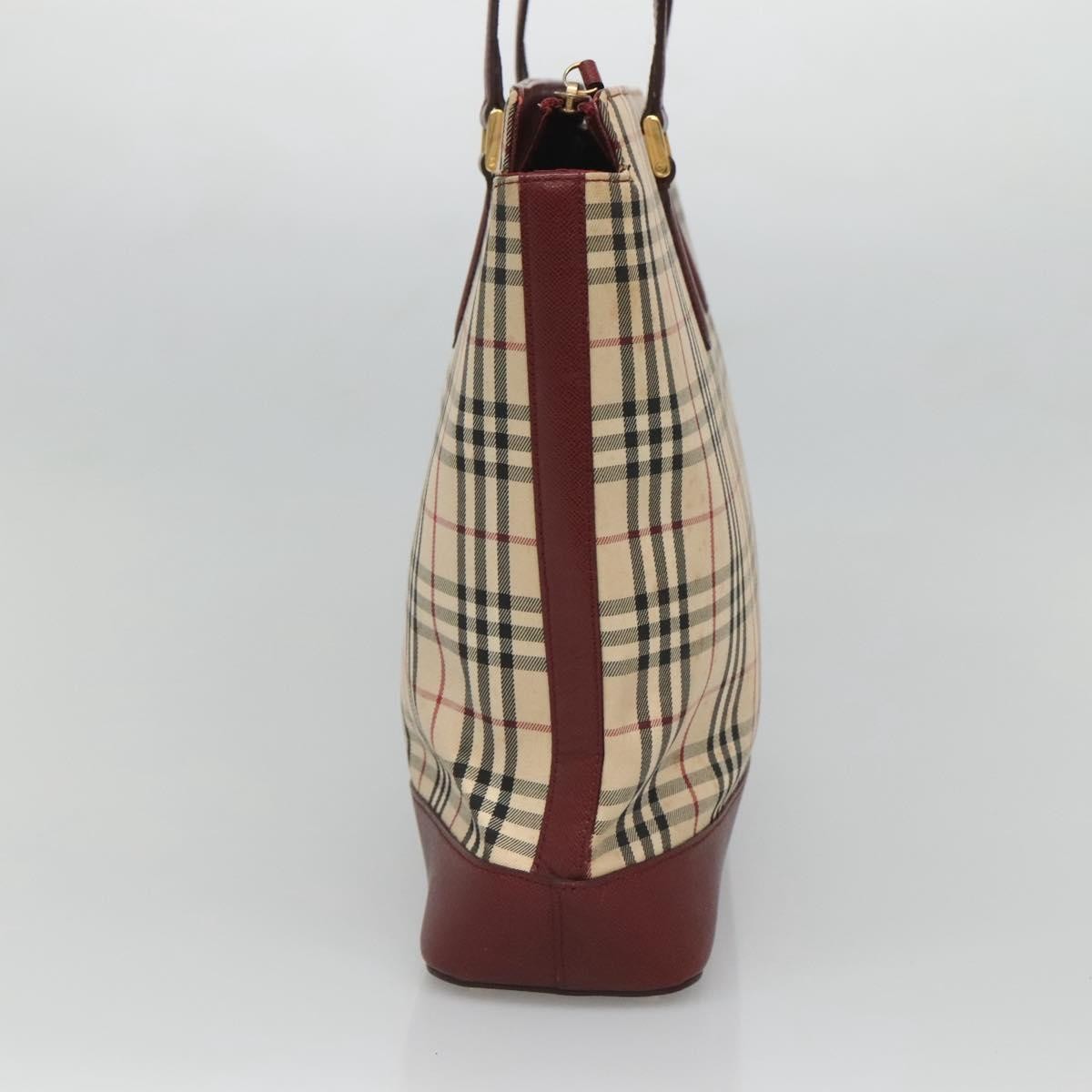 Burberry Nova Check Tote canvas check pattern, BEIGE, CANVAS, Tote bag
