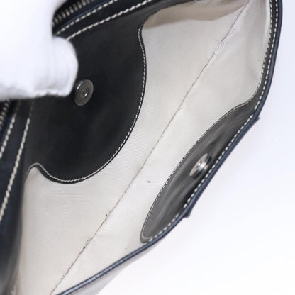 Salvatore Ferragamo Gancini Shoulder Bag Leather, BLACK, LEATHER, Shoulder bag