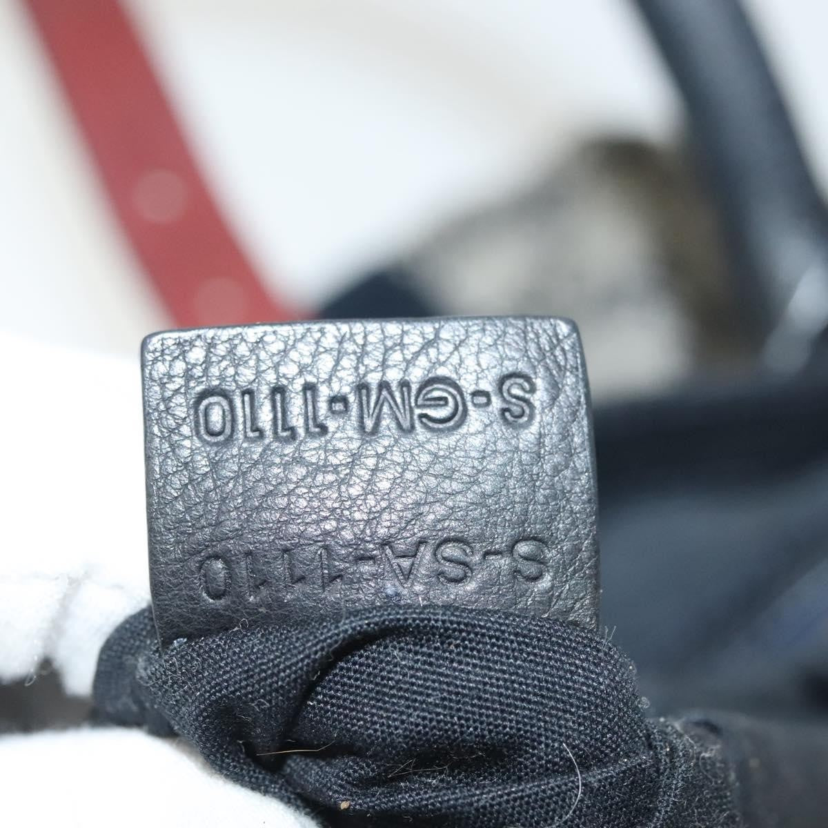 Celine Vintage Macadam Handbag Macadam, NAVY, CANVAS, Handbag