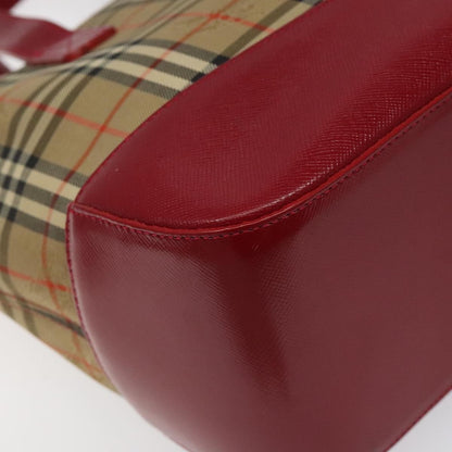 Burberry Nova Check Handbag Nova Check Canvas, BEIGE, CANVAS, Handbag