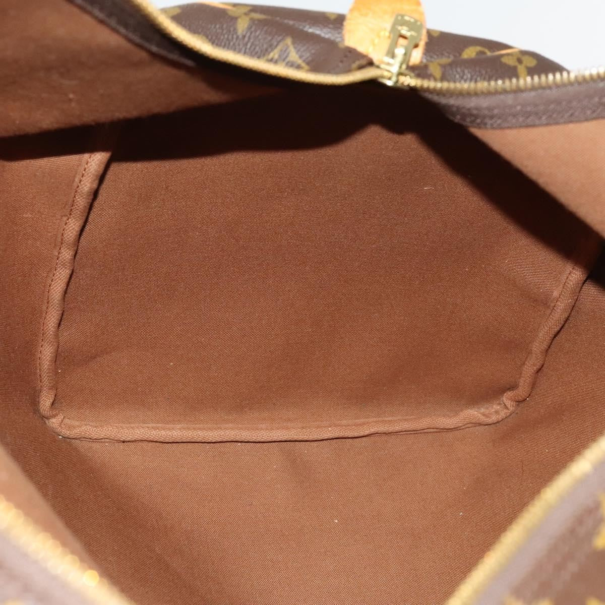 Louis Vuitton Keepall Bag Monogram Canvas, BROWN, CANVAS, Travel bag