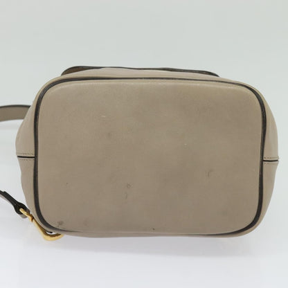 Chloe Faye Shoulder Bag Leather and Suede, GRAY, SUEDE, Shoulder bag