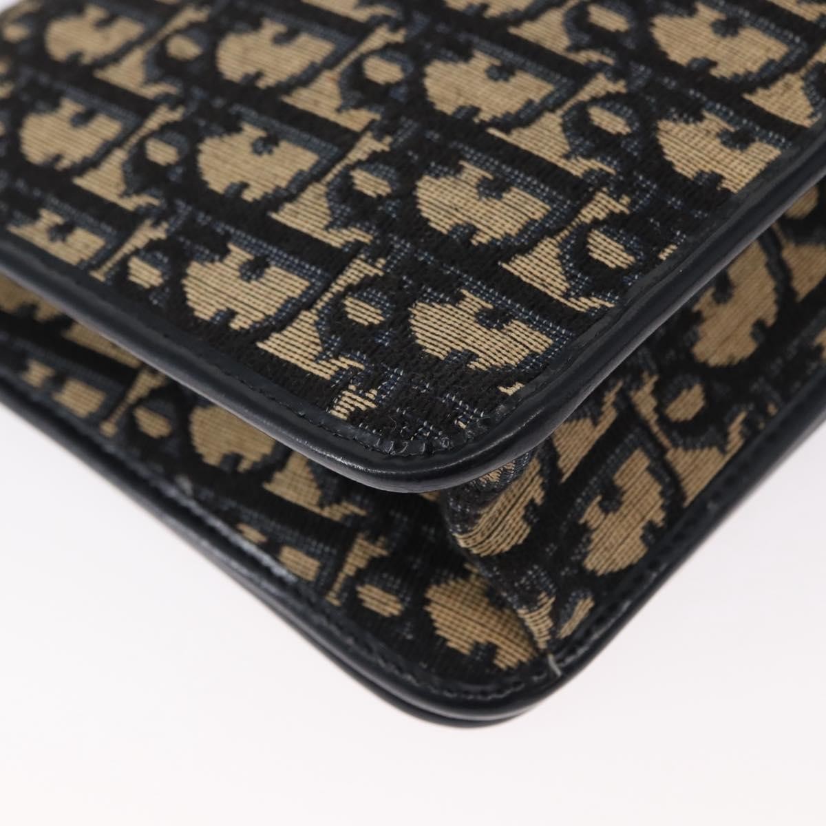 Christian Dior Vintage CD trotter Shoulder bag Canvas, BROWN, CANVAS, Shoulder bag