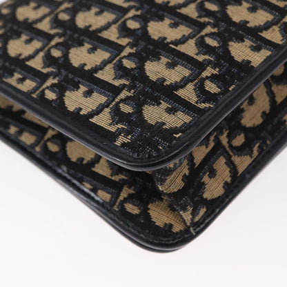 Christian Dior Vintage CD trotter Shoulder bag Canvas, BROWN, CANVAS, Shoulder bag