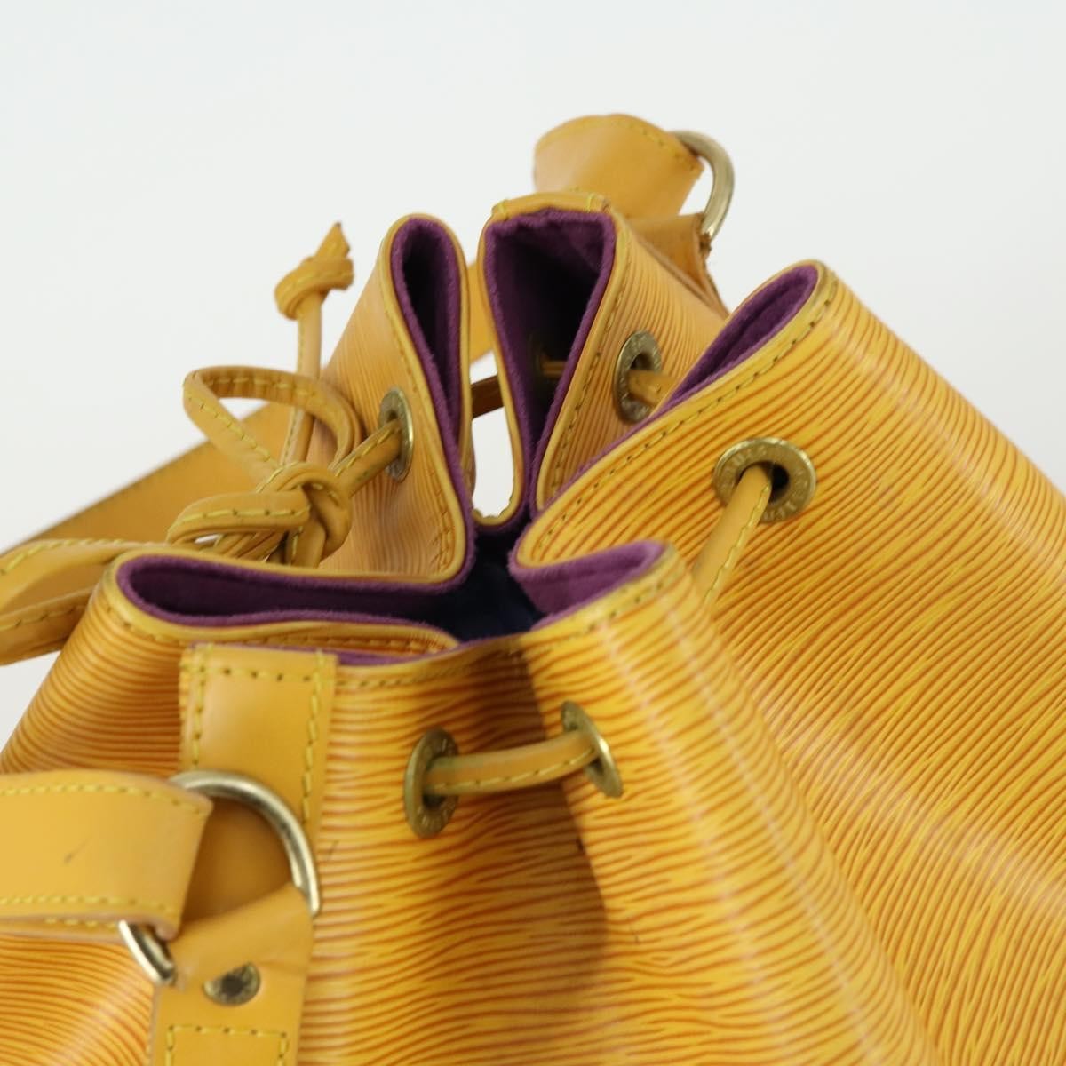 Louis Vuitton Noe Handbag Epi leather, YELLOW, LEATHER, Shoulder bag
