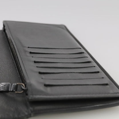 Louis Vuitton Brazza Long Bifold wallet Monogram shadow, BLACK, LEATHER, Wallets