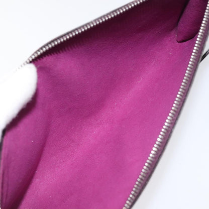 Louis Vuitton Pochette Accessoires Epi Leather, PURPLE, LEATHER, Clutche & pouche