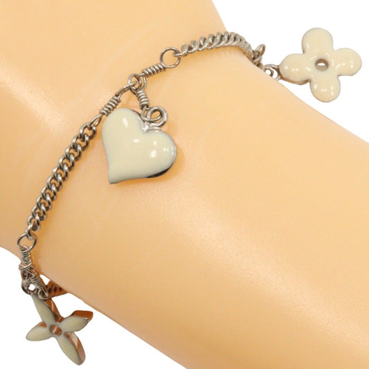 Louis Vuitton Sweet Monogram Charm Bracelet Metal with Enamel, SILVER, METAL, Bracelet