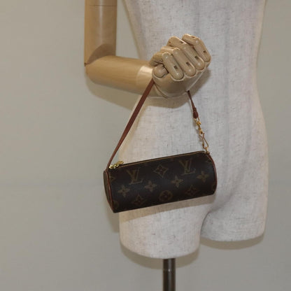 Louis Vuitton Papillon Pochette Monogram Canvas, BROWN, CANVAS, Handbag