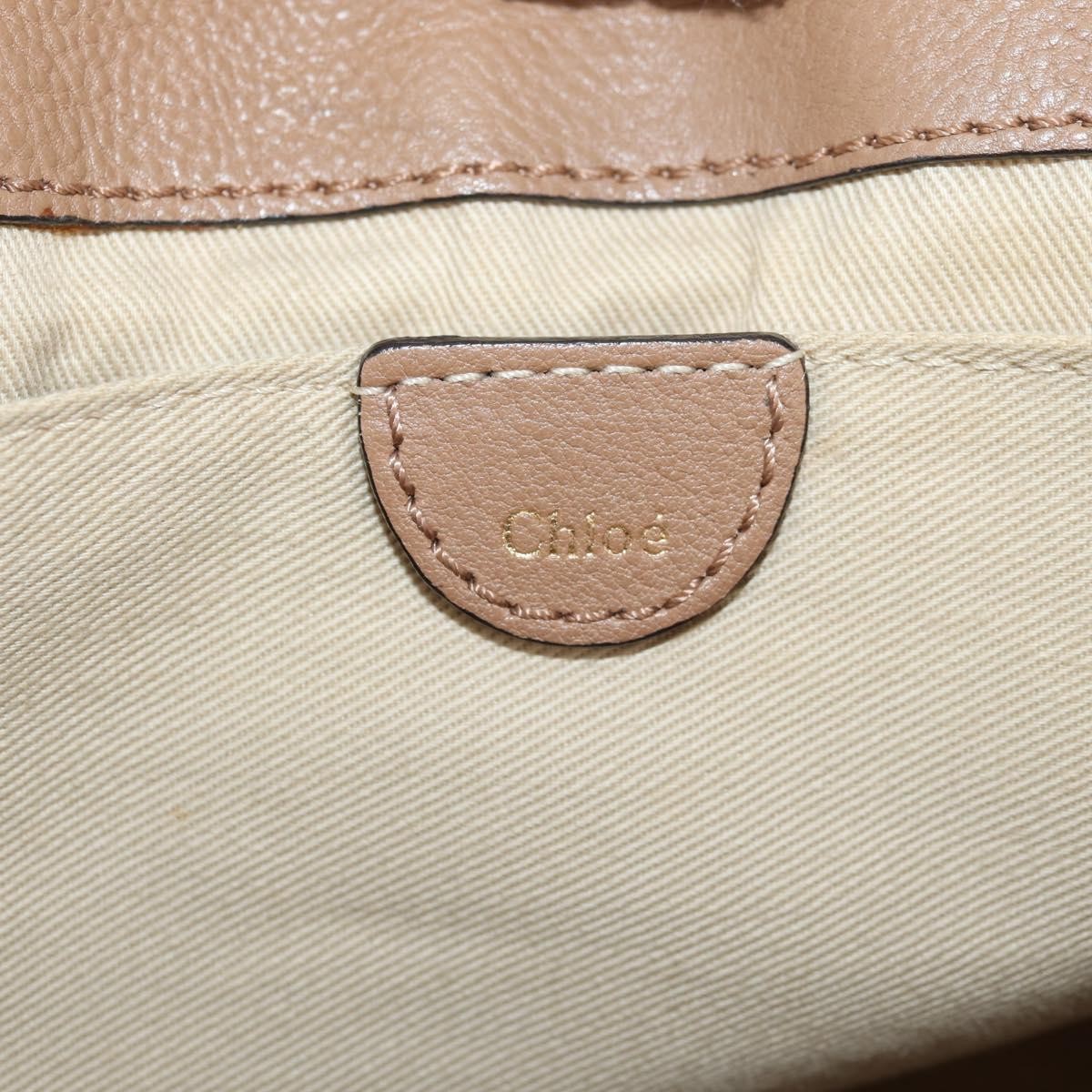 Chloe Elsie Convertible Satchel Leather, BEIGE, LEATHER, Handbag