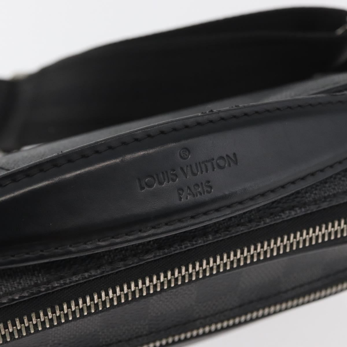 Louis Vuitton Ambler Waist Bag Damier Graphite, Gray, Canvas, Shoulder Bag