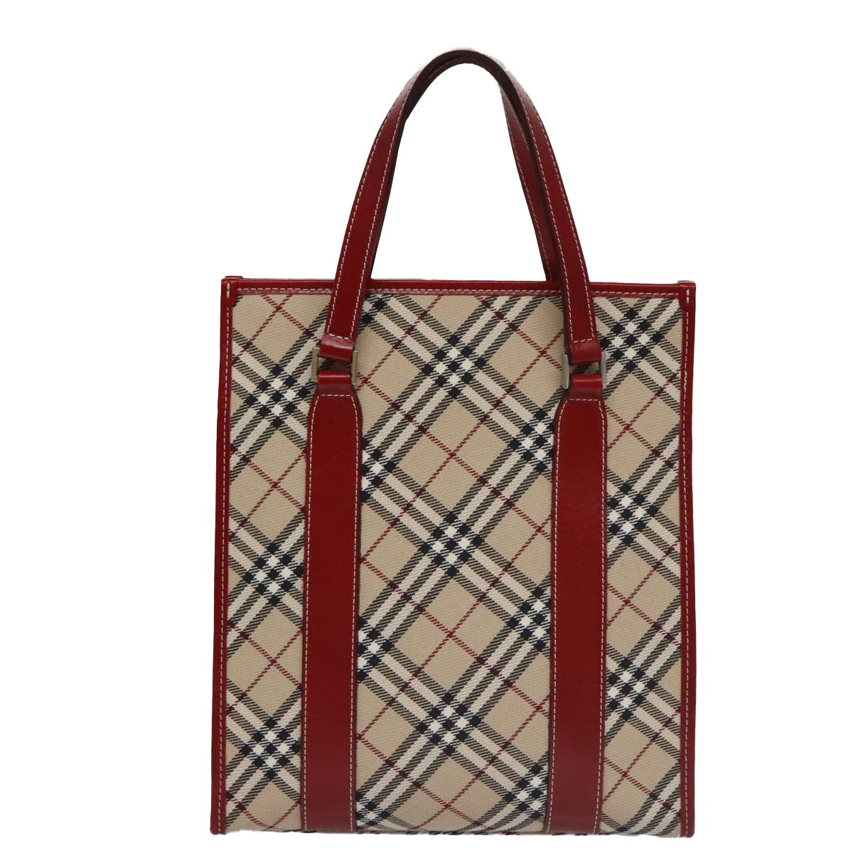 Burberry Nova Check Tote Canvas and Leather, BEIGE, CANVAS, Tote bag