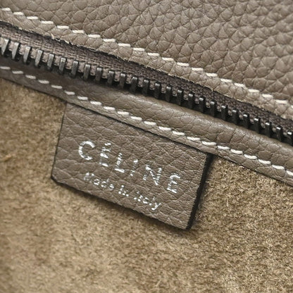 Celine Luggage Bag Grainy Leather, BROWN, LEATHER, Handbag