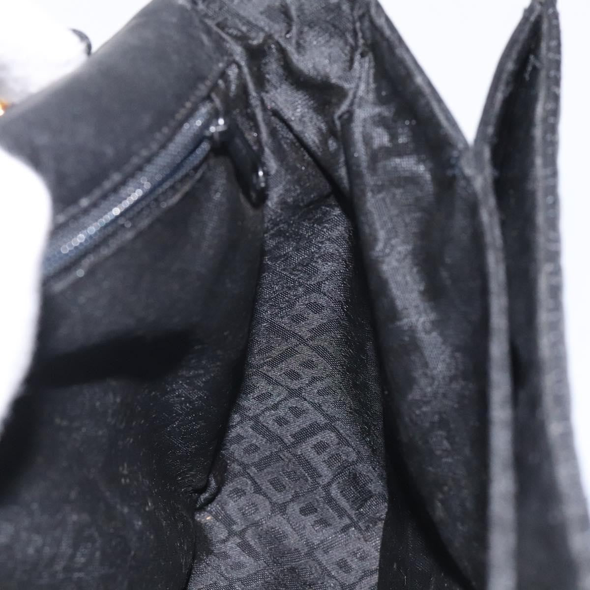 Bally Vintage Flap Handbag Quilted Leather, BLACK, LEATHER, Handbag