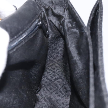 Bally Vintage Flap Handbag Quilted Leather, BLACK, LEATHER, Handbag