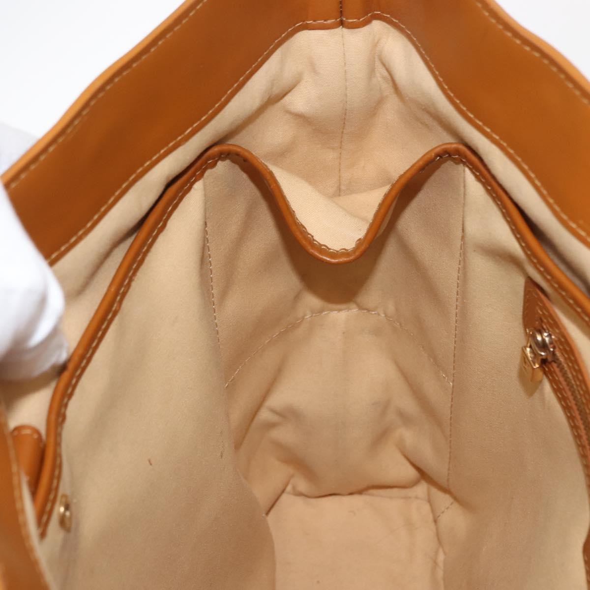 Louis Vuitton Lucille Handbag Mini Lin, BEIGE, CANVAS, Tote bag