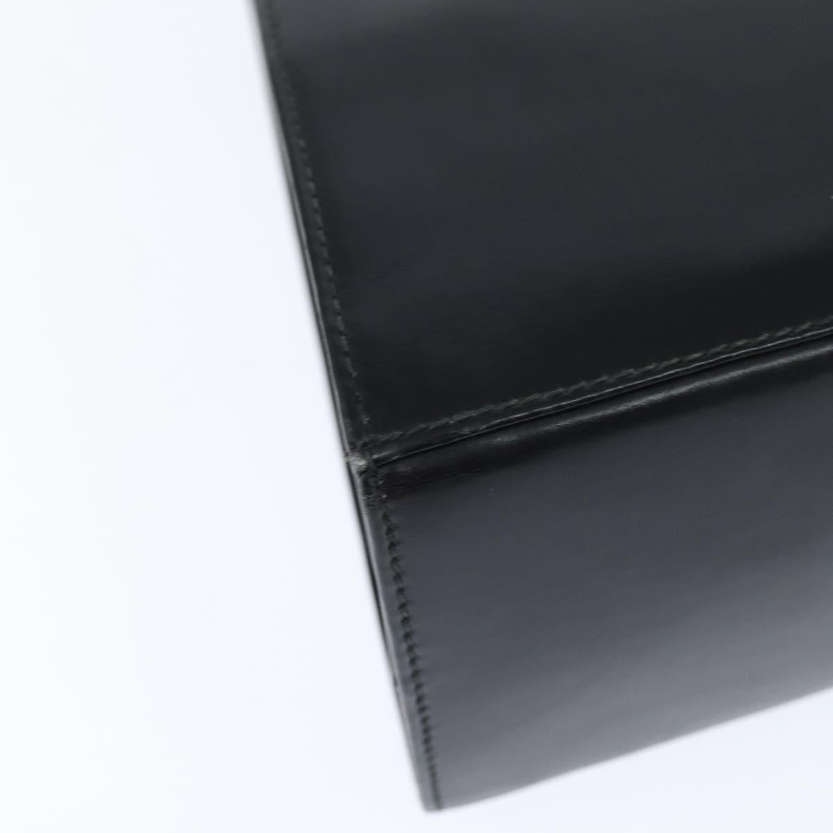 Salvatore Ferragamo Gancini Convertible Top Handle Bag Leather, BLACK, LEATHER, Handbag