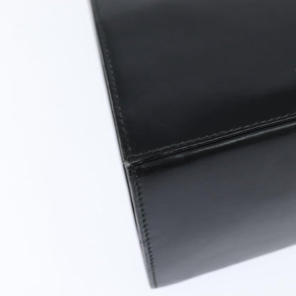 Salvatore Ferragamo Gancini Convertible Top Handle Bag Leather, BLACK, LEATHER, Handbag