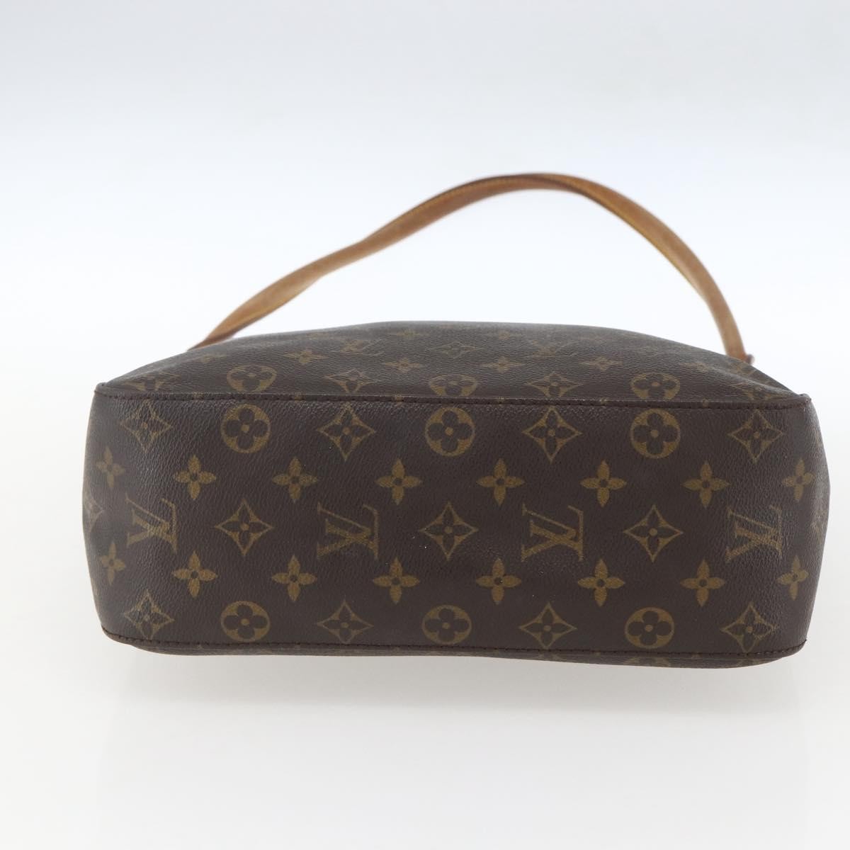 Louis Vuitton Looping Handbag Monogram Canvas, BROWN, CANVAS, Shoulder bag