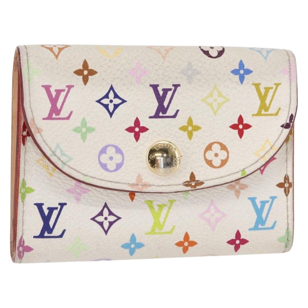 Louis Vuitton Rosalie Flap Coin Purse Limited Edition Vivienne Damier, MULTICOLOUR, CANVAS, Card Holders