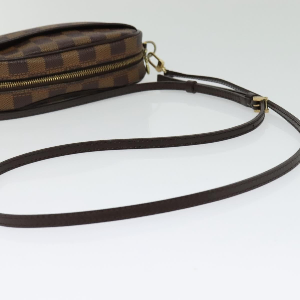 Louis Vuitton Ipanema Pochette Damier, BROWN, CANVAS, Shoulder bag