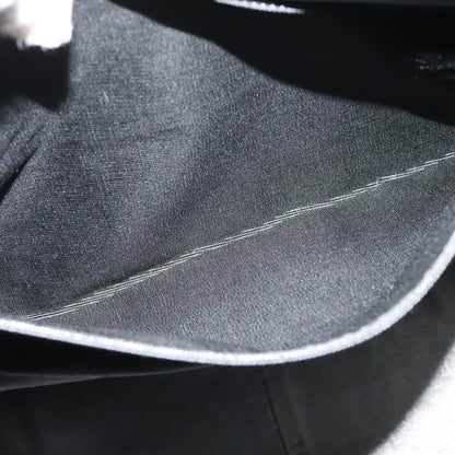 Chanel Chocolate Bar Chain Tote Quilted Jersey, BLACK, COTTON, Tote bag