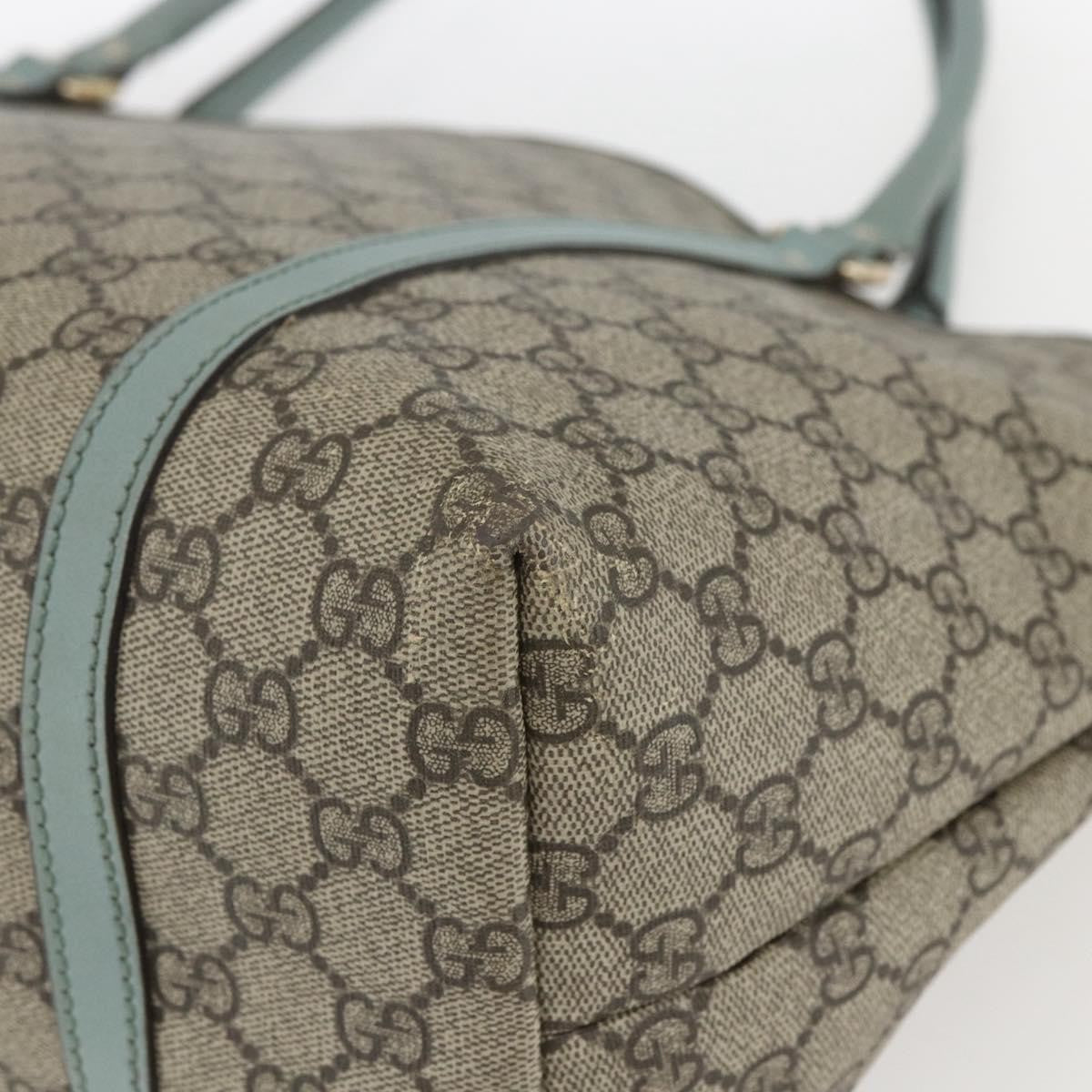 Gucci Joy Plus Tote GG Coated Canvas with Leather, BEIGE, PVC, Tote bag