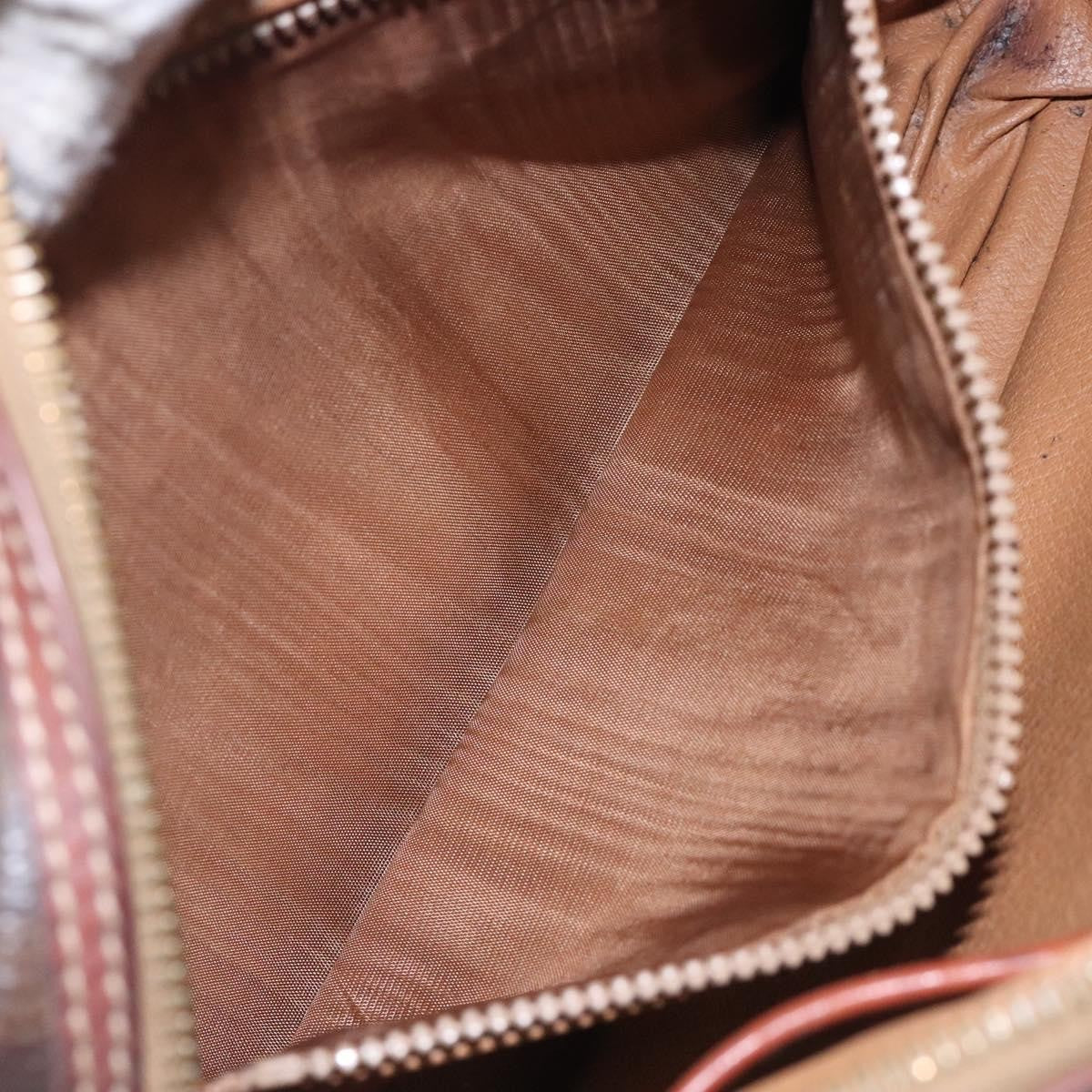 Celine Macadam Pochette Classic, BROWN, PVC, Clutche & pouche