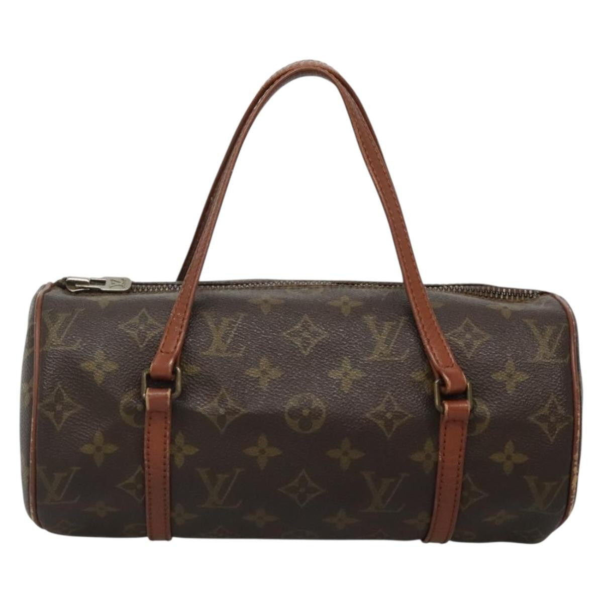 Louis Vuitton Papillon Handbag Monogram Canvas, BROWN, CANVAS, Handbag