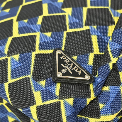 Prada Vintage Backpack Canvas, BLACK, CANVAS, Backpack