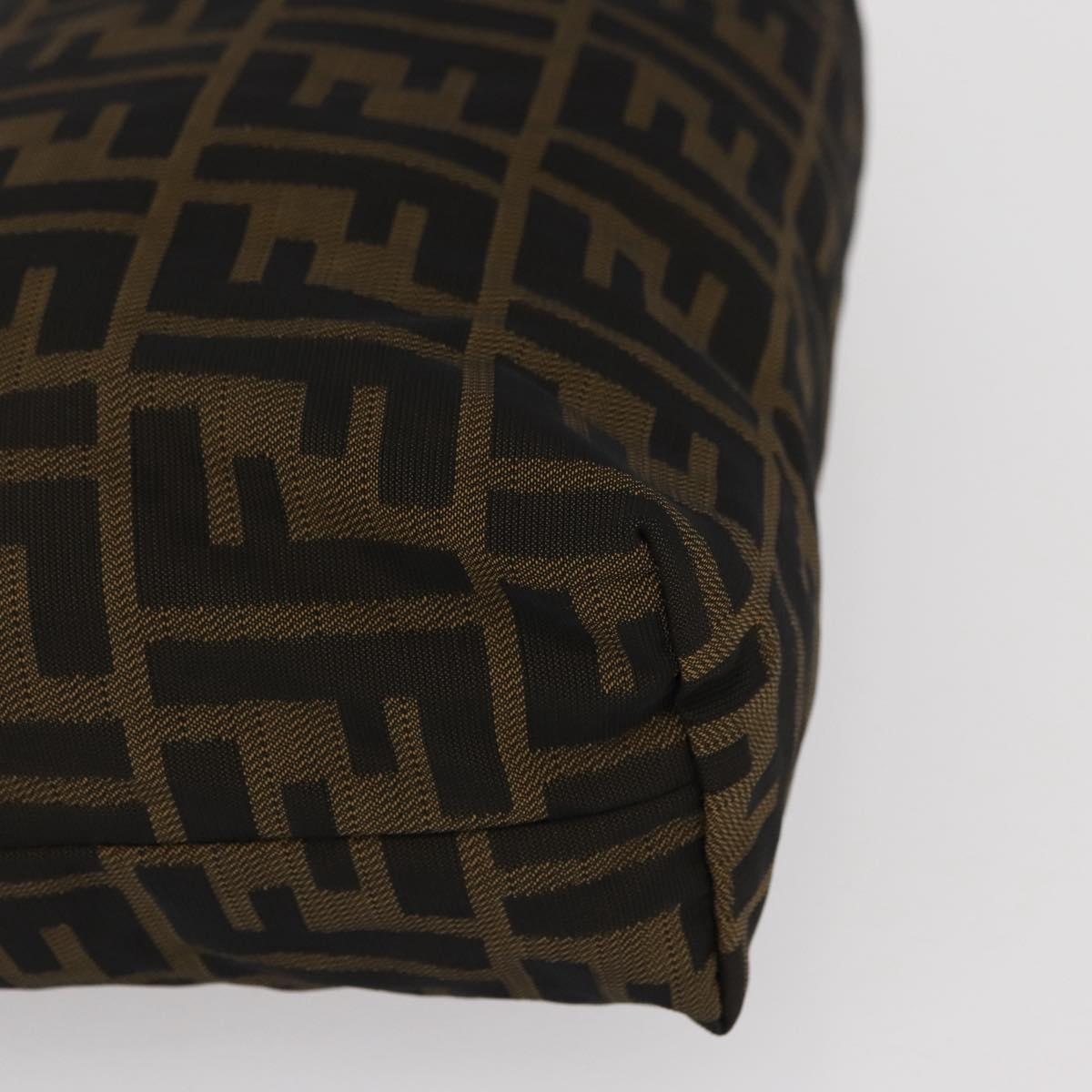 Fendi Logo Zucca Clutch PVC Leather, BLACK, CANVAS, Clutche & pouche