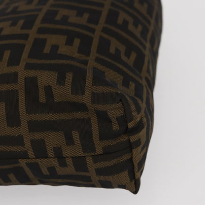 Fendi Logo Zucca Clutch PVC Leather, BLACK, CANVAS, Clutche & pouche