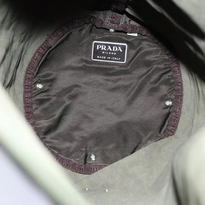 Prada Vintage Shoulder Bag Tessuto, KHAKI, NYLON, Shoulder bag