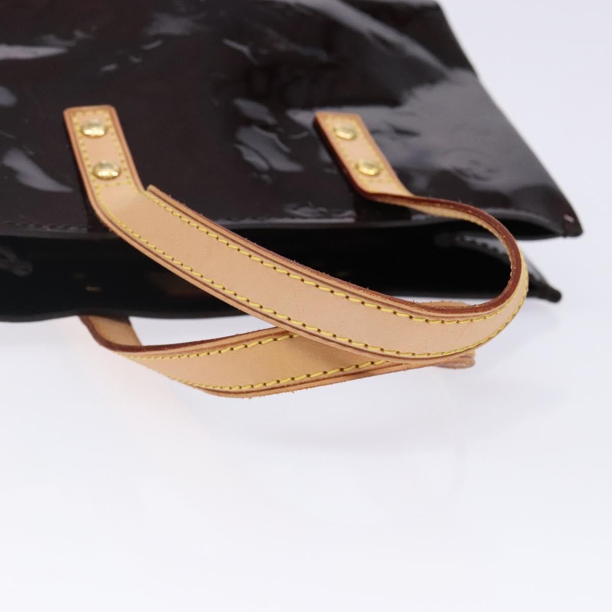 Louis Vuitton Reade Handbag Monogram Vernis, BURGUNDY, PATENT_LEATHER, Handbag