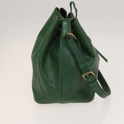 Louis Vuitton Petit Noe Handbag Epi Leather, GREEN, LEATHER, Shoulder bag