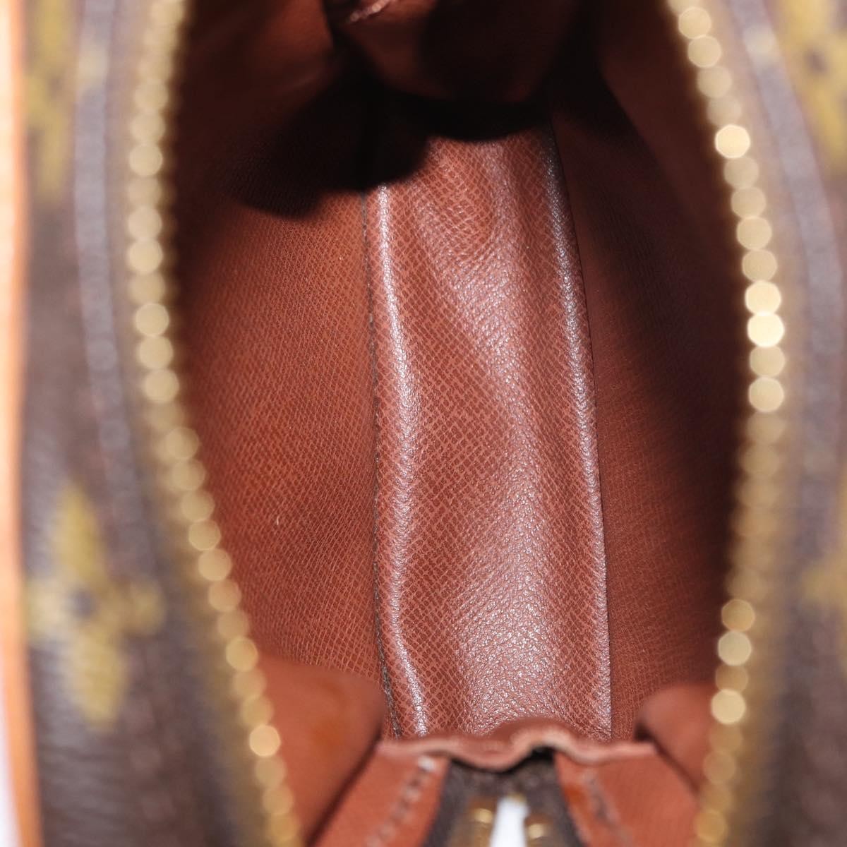 Louis Vuitton Danube Handbag Monogram Canvas, BROWN, CANVAS, Shoulder bag