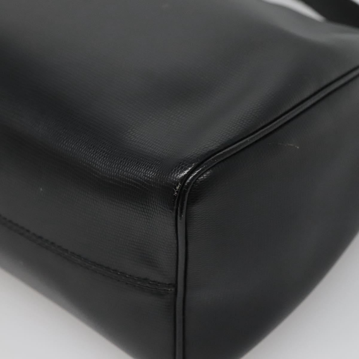 Celine Circle Logo Handbag Leather, BLACK, LEATHER, Handbag