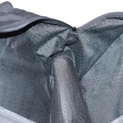 Gucci Travel Boston Bag Leather with Nylon, BLACK, LEATHER, Travel bag